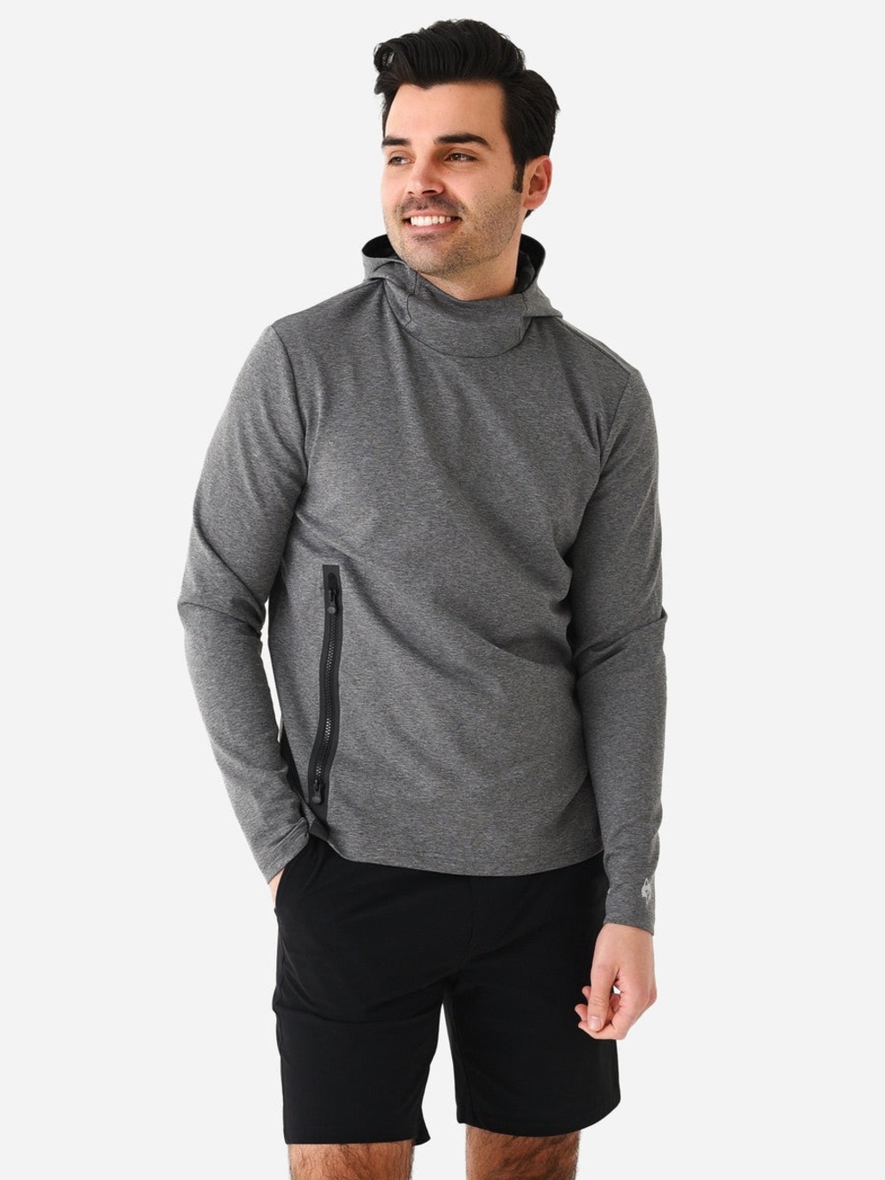 GREYSON Cokato Hoodie Heather Gray Performance Pullover Hoodie Men's XL
